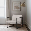 Silla de Acento Kyo color Gris