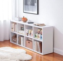 Librero 8 cubos Blanco