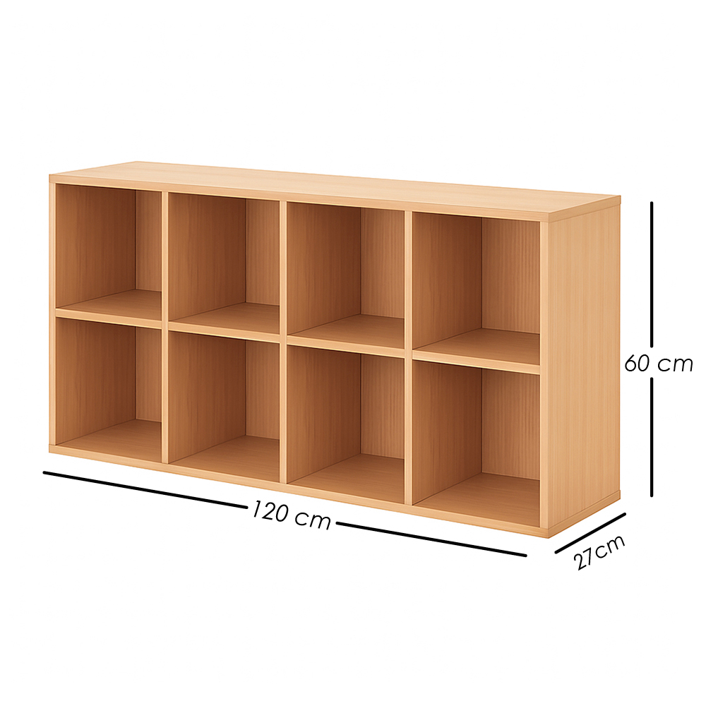 Librero 8 cubos Maple