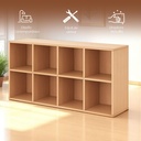 Librero 8 cubos Maple