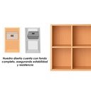 Librero 8 cubos Maple