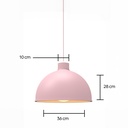 Lámpara colgante 117B rosa
