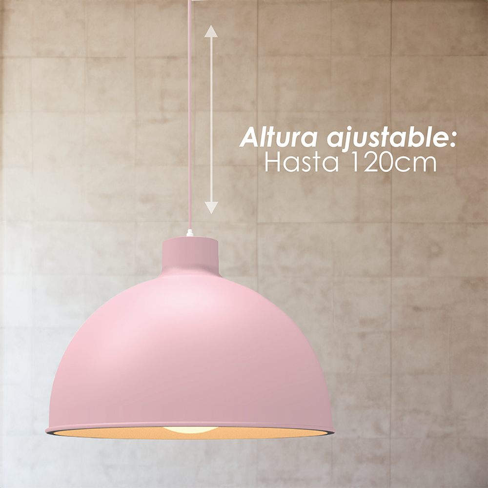 Lámpara colgante 117B rosa