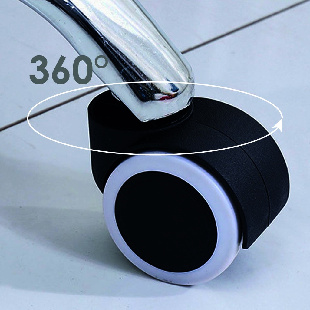 Silla para oficina con respaldo geométrico Azul