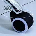 Silla para oficina con respaldo geométrico Azul