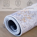 Tapete nórdico 2 x 1.60 m (Ópalo Azul)