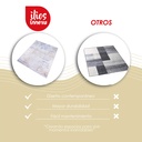 Tapete nórdico 2 x 1.60 m (Ópalo Azul)