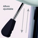 Silla para oficina con respaldo geométrico Crema
