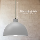 Lámpara colgante 117B gris