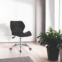 Silla para oficina con respaldo geométrico Negro