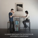 Mesa de Bar con Bancos de 3 Piezas