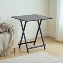 Mesa Plegable Versátil y Compacta de Color Negro