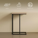 Mesa Auxiliar Alta de Estilo Minimalista Industrial