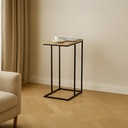 Mesa Auxiliar Alta de Estilo Minimalista Industrial