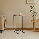 Mesa Auxiliar Alta de Estilo Minimalista Industrial