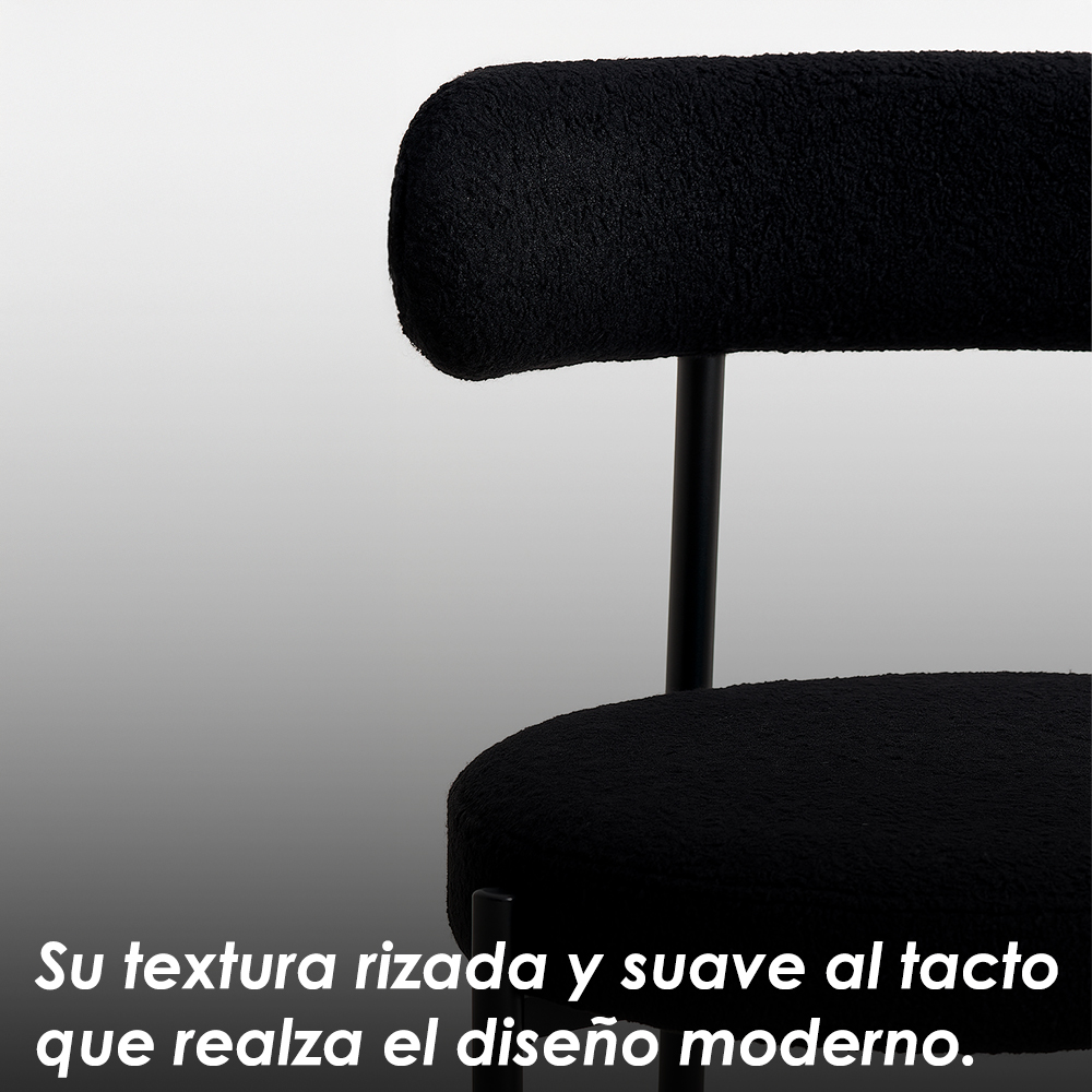  4 Sillas Aria Negro