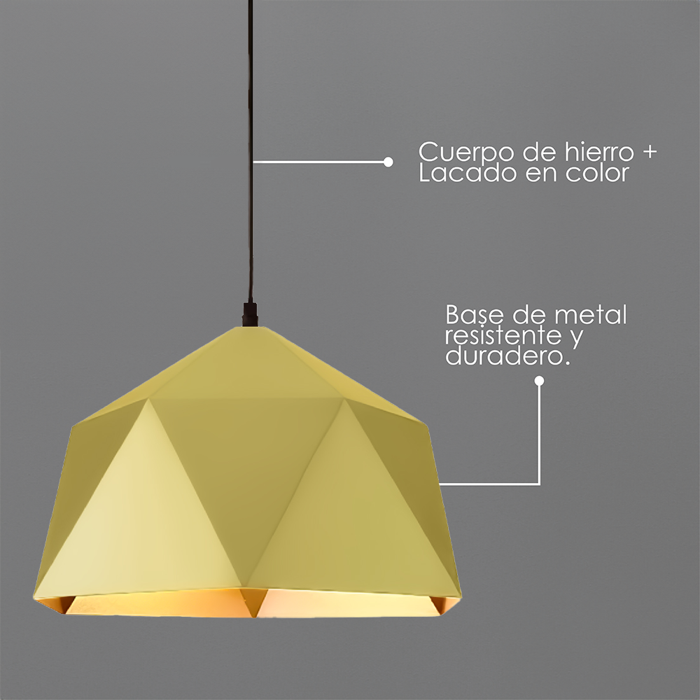 Lámpara colgante 139A Dorado