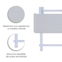Mesa Plegable Versátil y Compacta de Color Beige