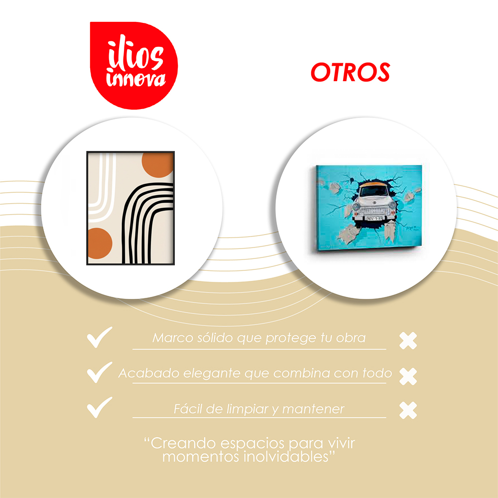 Cuadro decorativo estilo minimalista