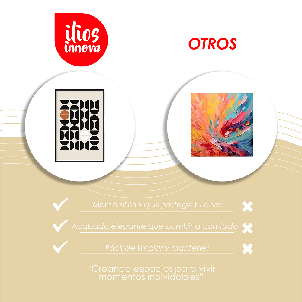 Cuadro decorativo estilo minimalista