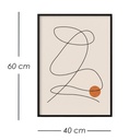 Cuadro decorativo estilo minimalista