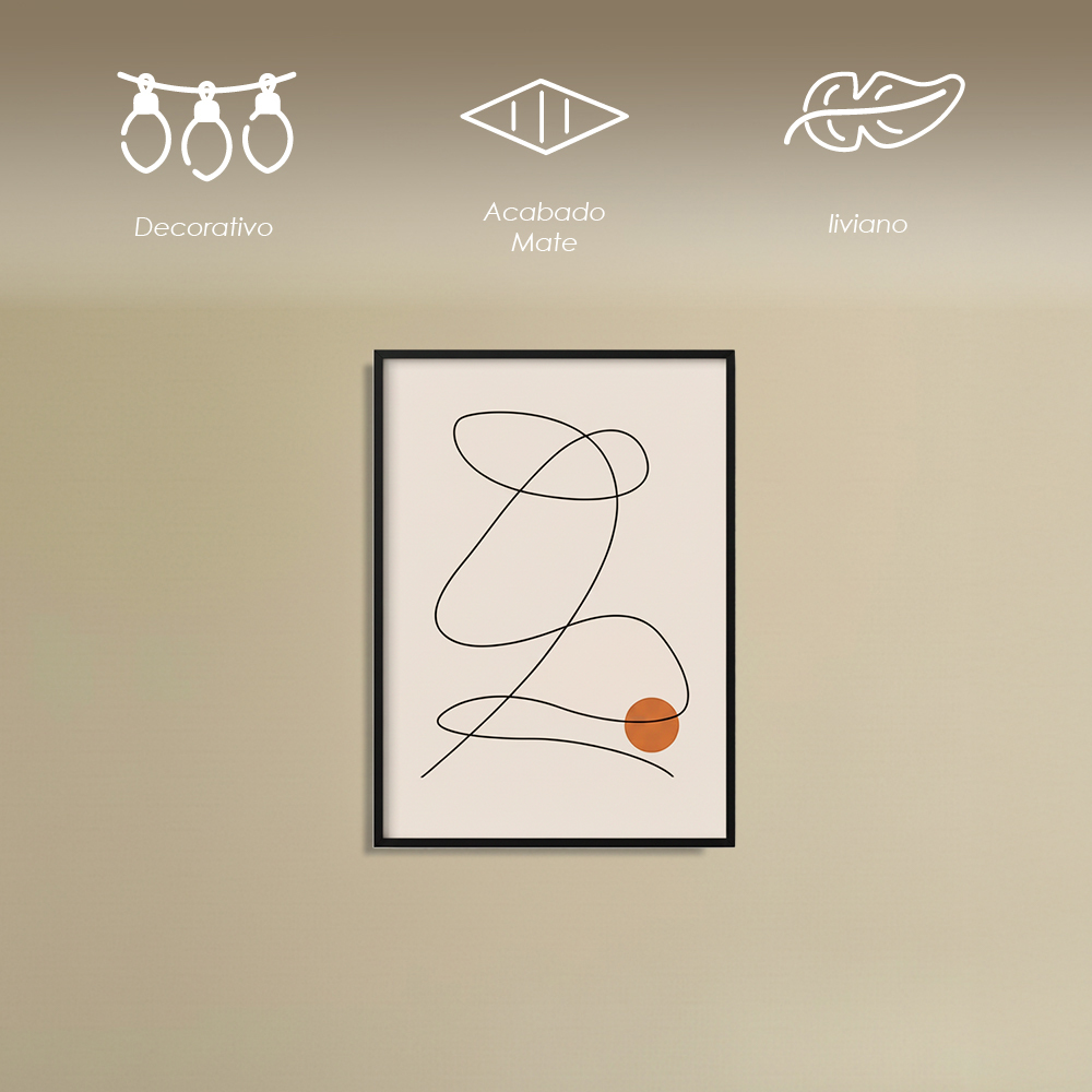 Cuadro decorativo estilo minimalista