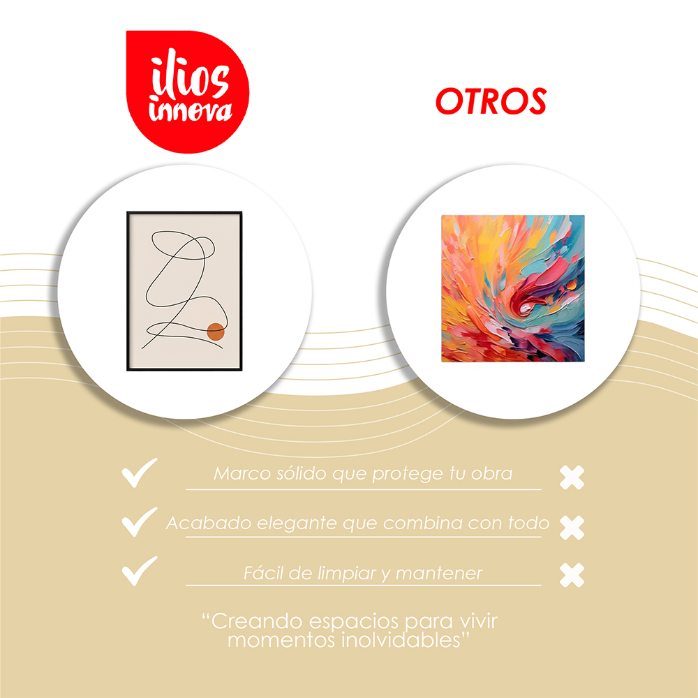 Cuadro decorativo estilo minimalista