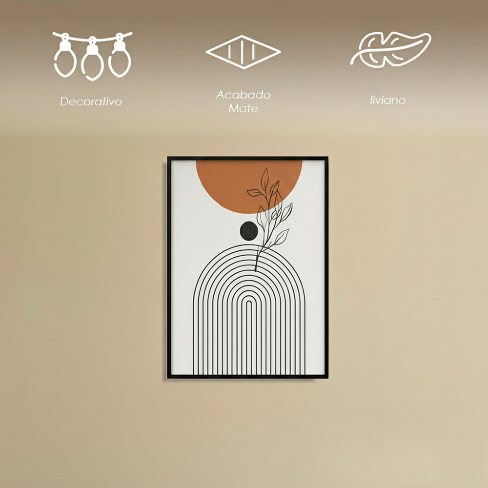 Cuadro decorativo estilo minimalista