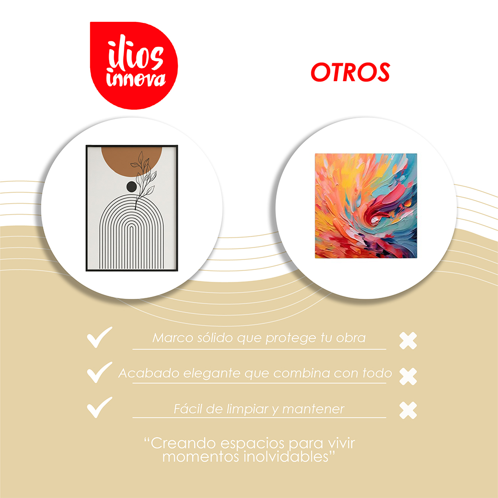 Cuadro decorativo estilo minimalista