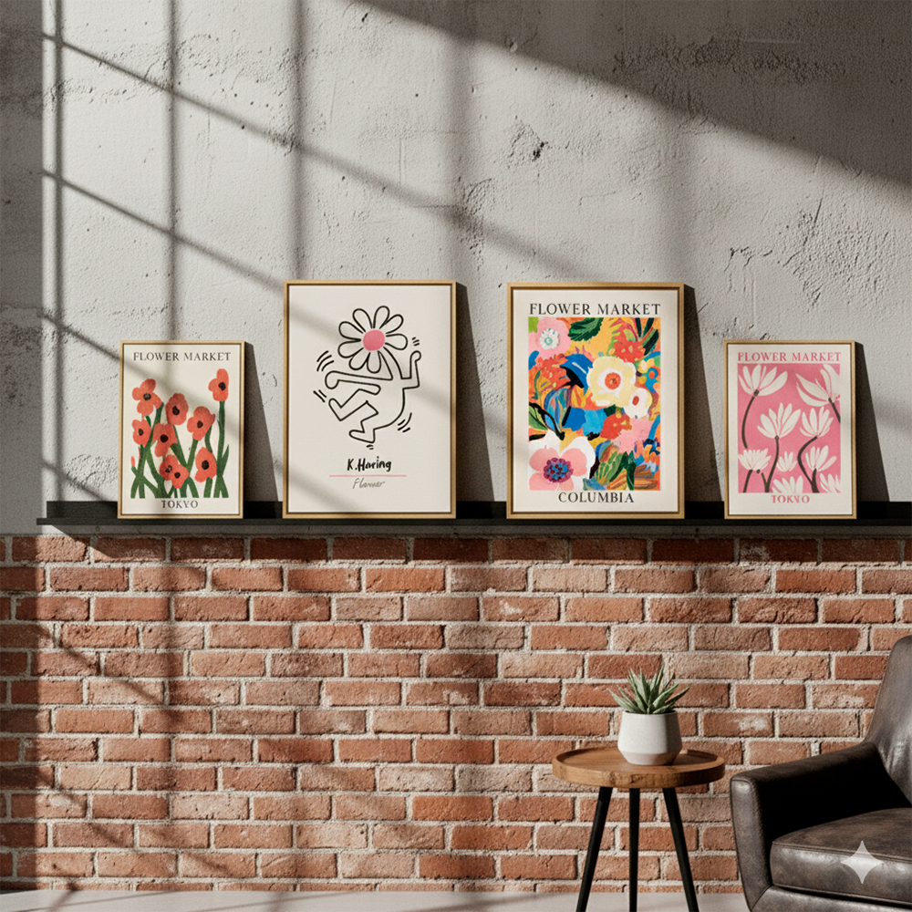 Juego de cuadros decorativos estilo Matisse