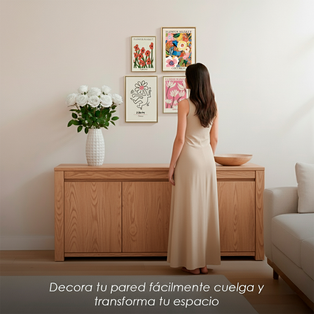 Juego de cuadros decorativos estilo Matisse