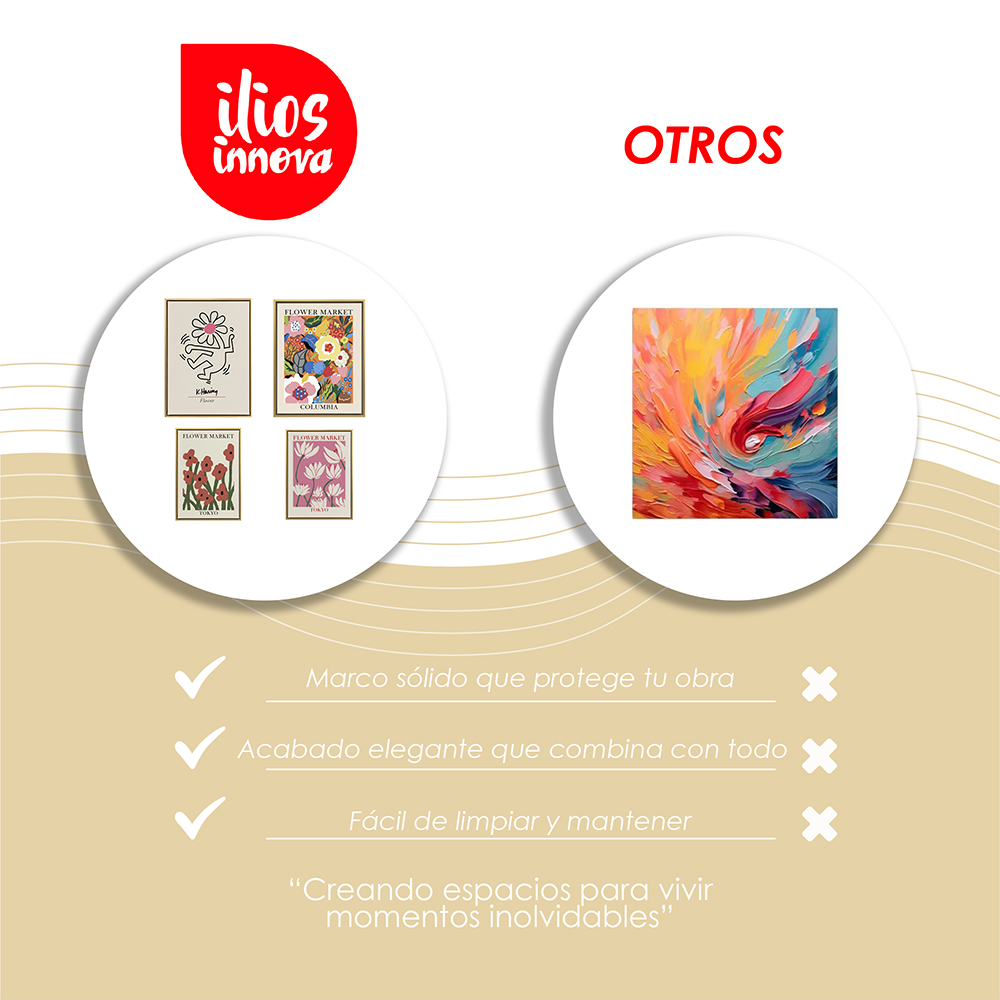 Juego de cuadros decorativos estilo Matisse