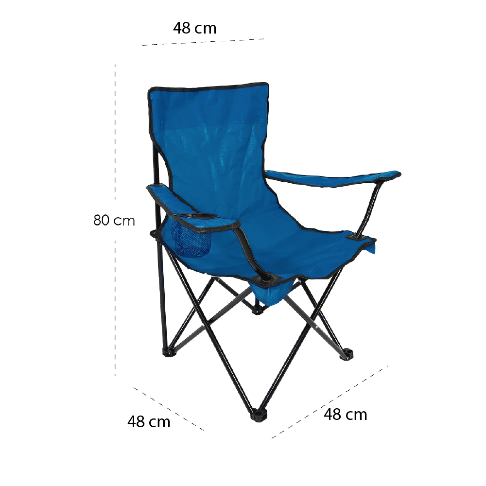10 Sillas Plegables Playa Azul