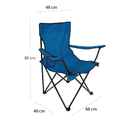 10 Sillas Plegables Playa Azul