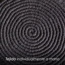 Paquete 4 Manteles Redondos Boho Macramé Negro