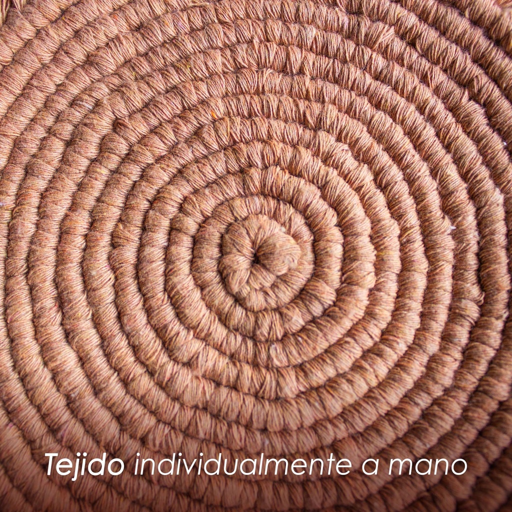 Paquete 4 Manteles Redondos Boho Macramé Cafe