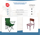 10 Sillas Plegables Playa Verde