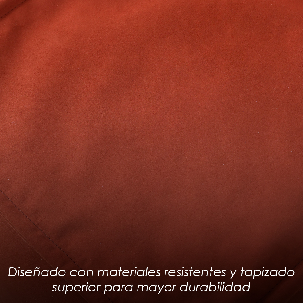 Taburete Cuadrado Terracota Minimalista