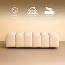 Taburete Tofu Beige Diseño Minimalista 