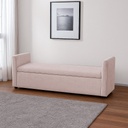 Taburete Minimalista Kioto Beige con Almacenamiento