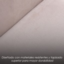 Taburete Minimalista Kioto Beige con Almacenamiento