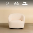 Sillón Moderno Giratorio Osaka Beige