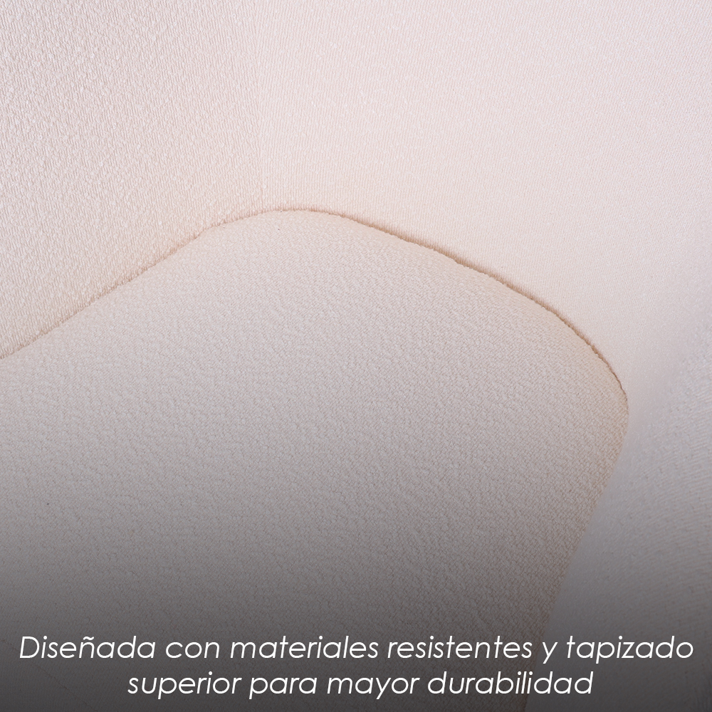 Sillón Moderno Giratorio Osaka Beige
