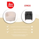 Sillón Moderno Giratorio Osaka Beige