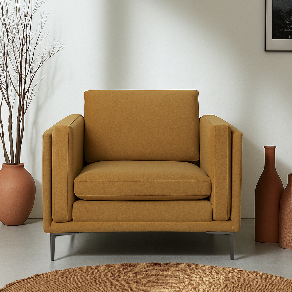Sillón Berlín Mostaza