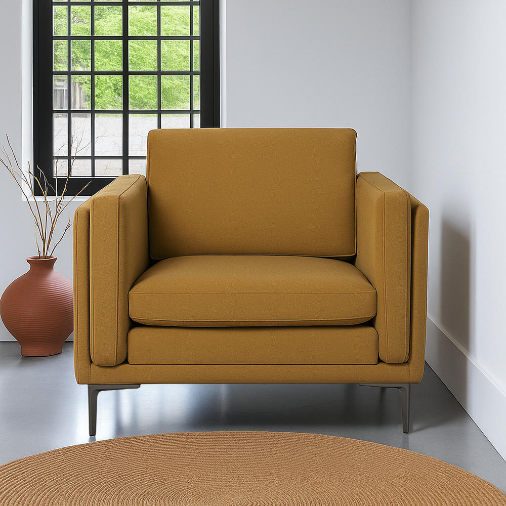 Sillón Berlín Mostaza