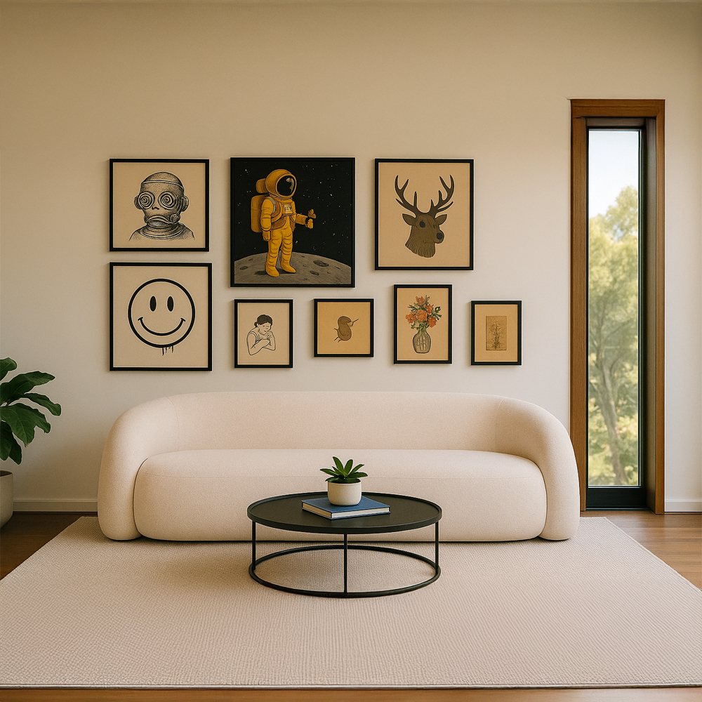 Sofá Kobe Curvo Beige 3 Plazas