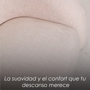 Sofá Kobe Curvo Beige 3 Plazas