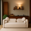Sofá Gaia Beige 3 Plazas