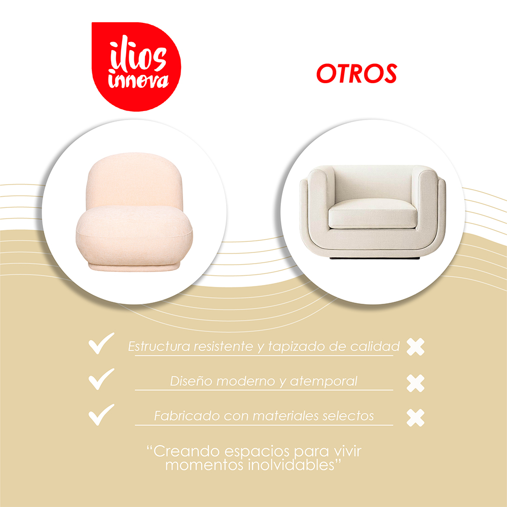 Sillón Individual Pacha Beige